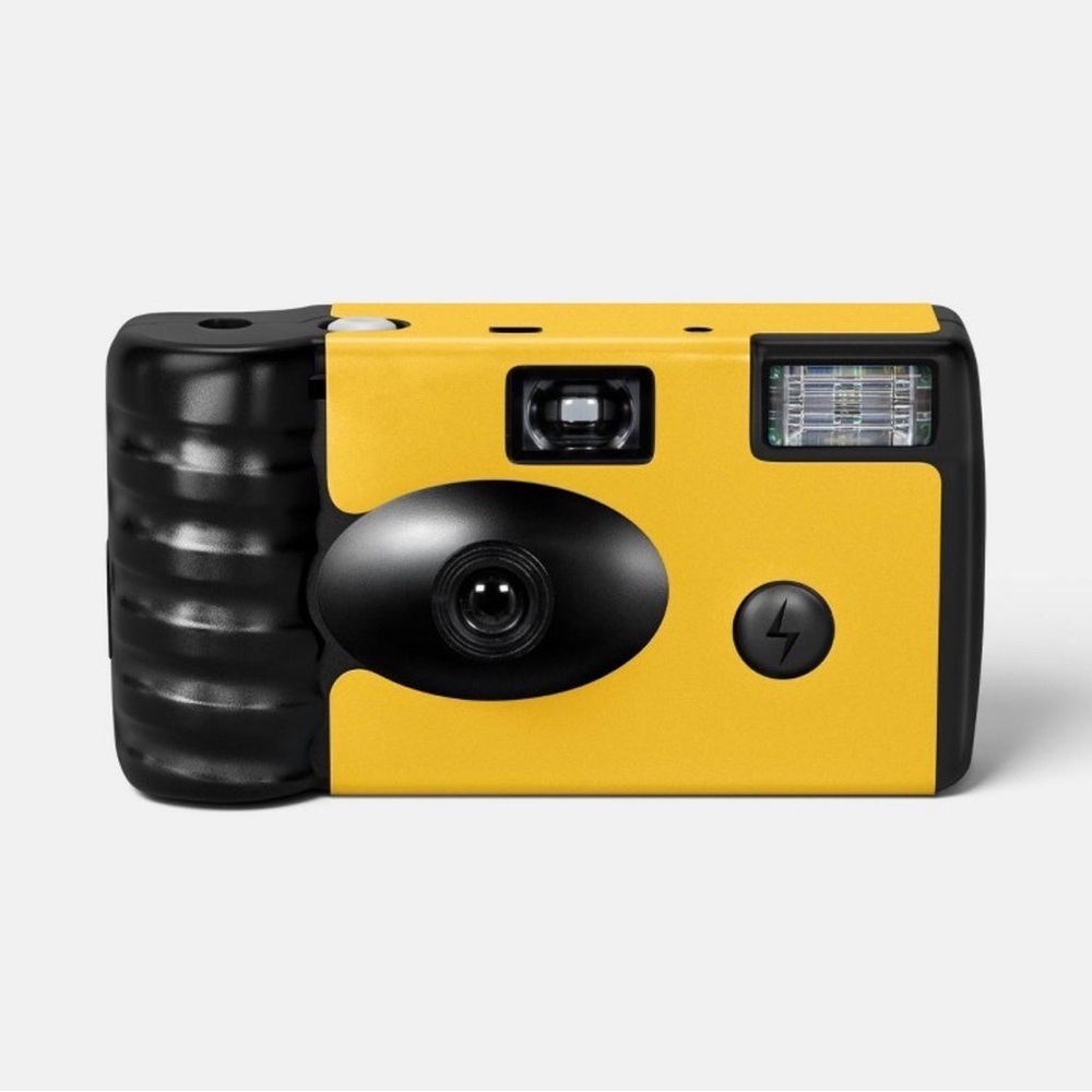 heyday Yellow and Black Disposable Camera